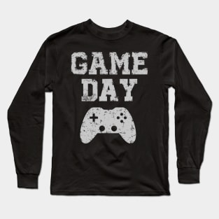 Game Day Video Games Gift for Gamer Boy Girl Long Sleeve T-Shirt